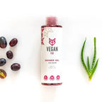 Vegansk showergel med rød drue 200 ml | Vegan Fox