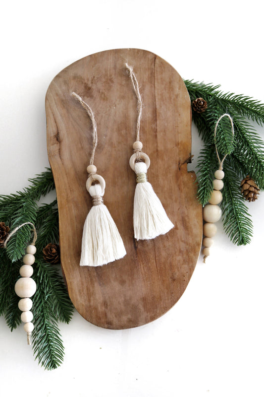 Macrame kvast – håndlavet julepynt med naturlig charme