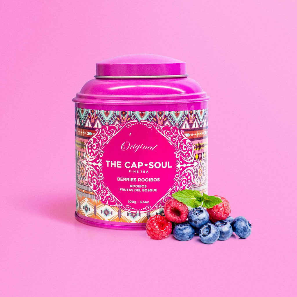 Berries Rooibos – Frugtrig rød te med bær, 100g