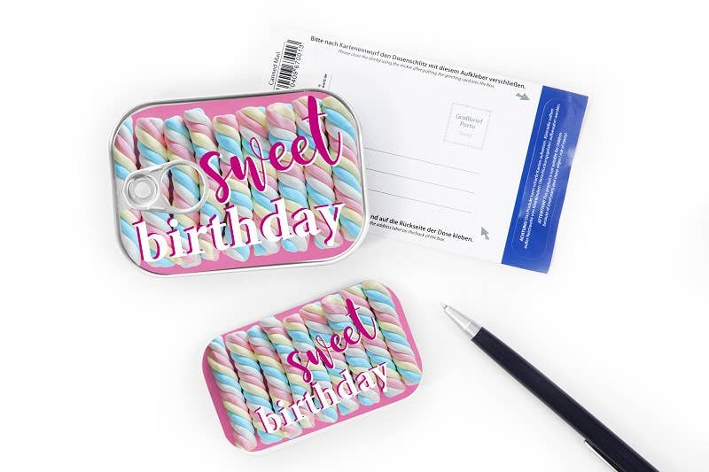 Sweet birthday - gave dåse