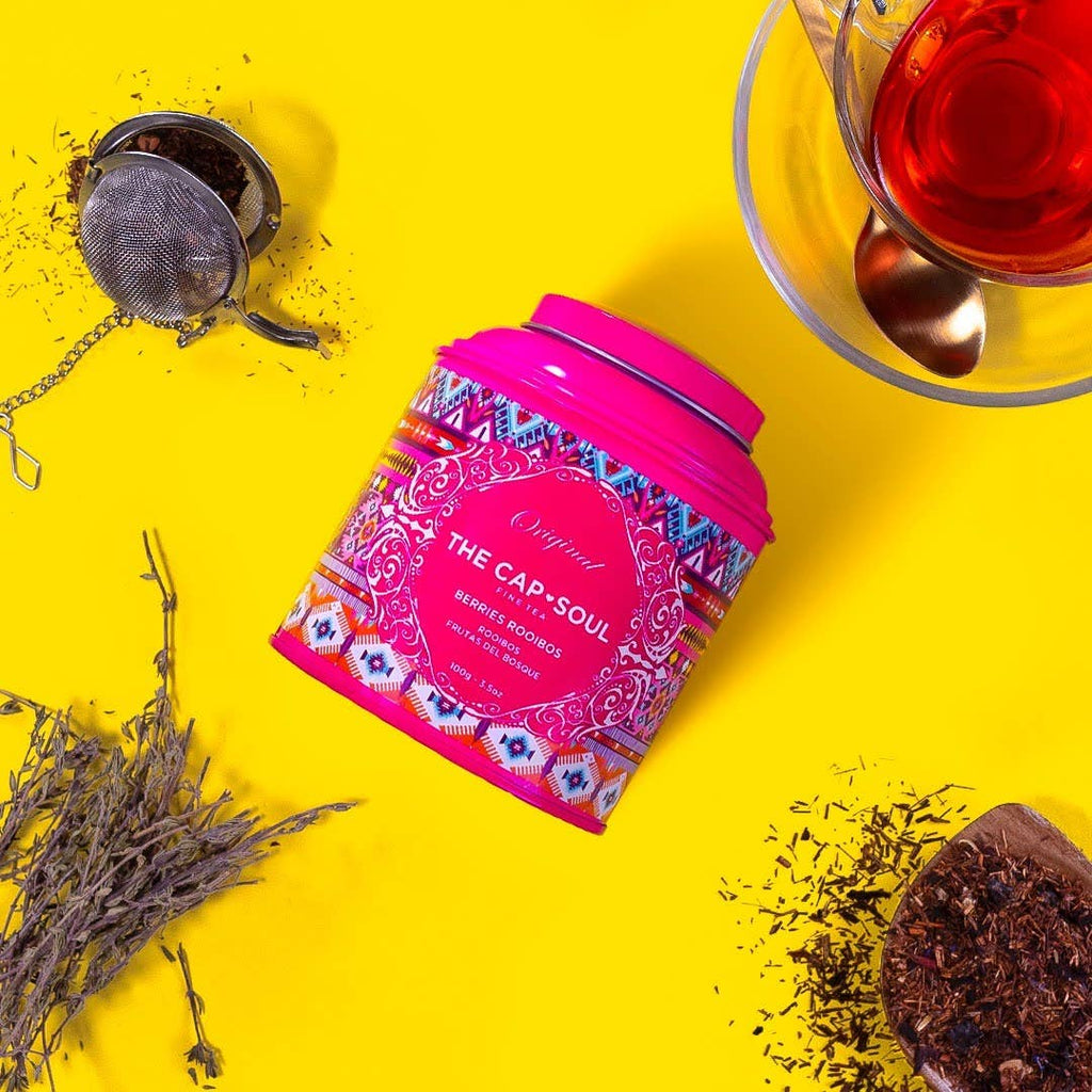 Berries Rooibos – Frugtrig rød te med bær, 100g