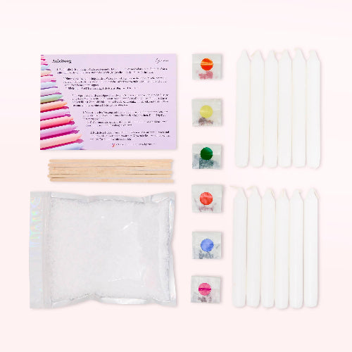 DIY dip dye lys kit – lav dine egne farverige lys