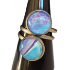 dobbelt ring med maleri, flere design