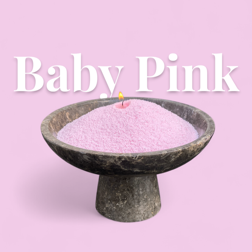 Perlelys – Lyssand Baby lyserød| 350 g + 5 væger