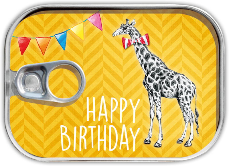 Happe birthday - gave dåse