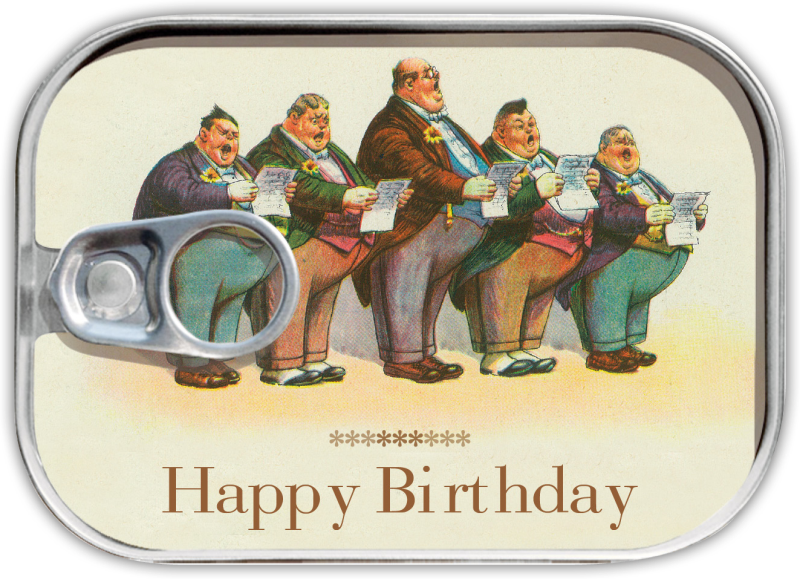 Happy Birthday - gave dåse