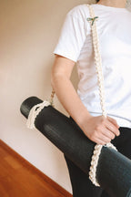 Håndlavet bærerem i bomuld – til yogamåtte og meget mere