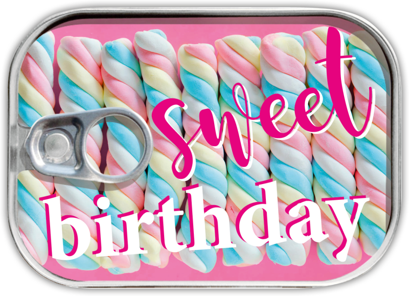 Sweet birthday - gave dåse