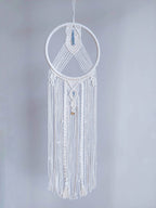 Håndlavet drømmefanger med blå kyanit – beskyttelse & styrke fra Ærkeenglen Michael