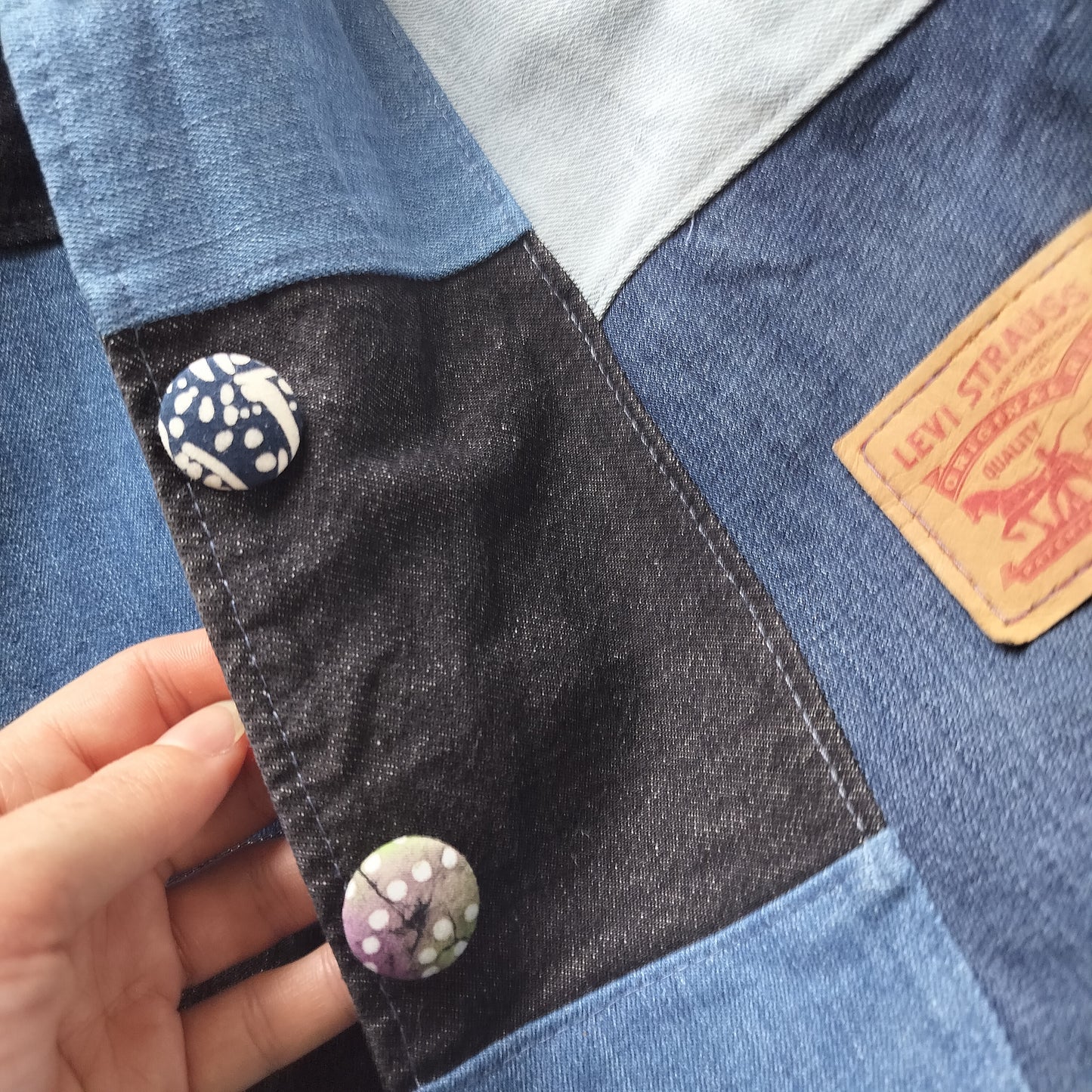 Work Jacket i denim, str. M/L