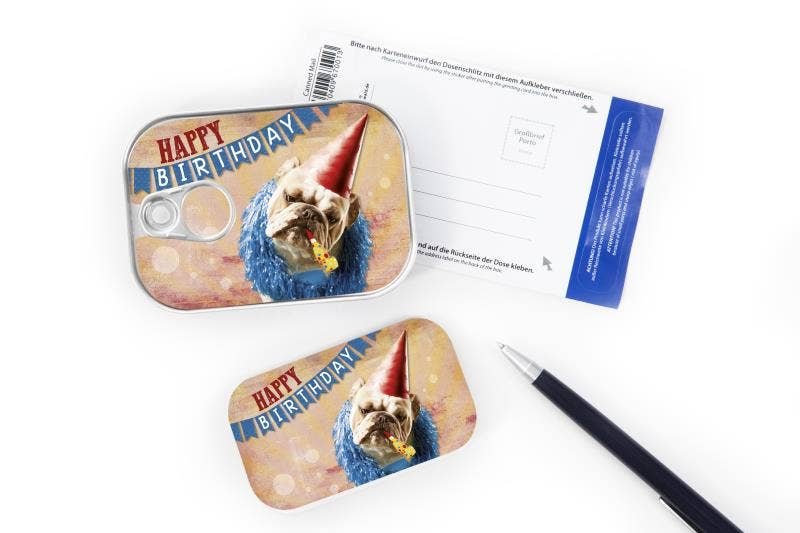 Happy Birthday - gave dåse