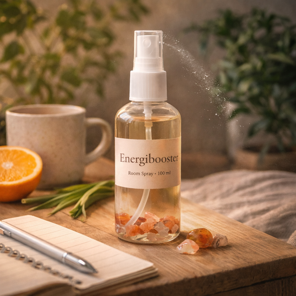 Room Spray – Energibooster med appelsin & citrongræs