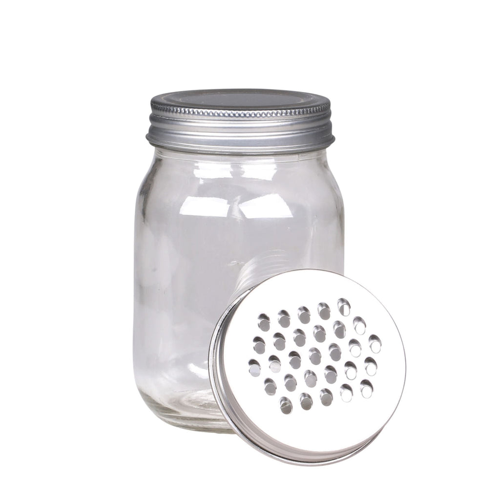 Rivejern med glas og låg – glas & rustfrit stål