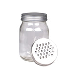 Rivejern med glas og låg – glas & rustfrit stål
