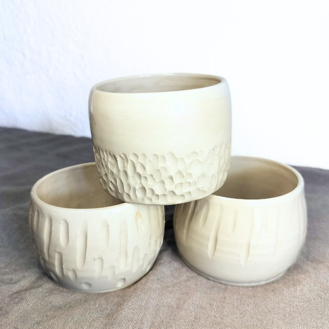 Lille krukke/urtepotte – mønster over hele