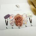 Hårspænder · 5 Designs · Lyse Nuancer & Blomster (Sælges i sæt af to)