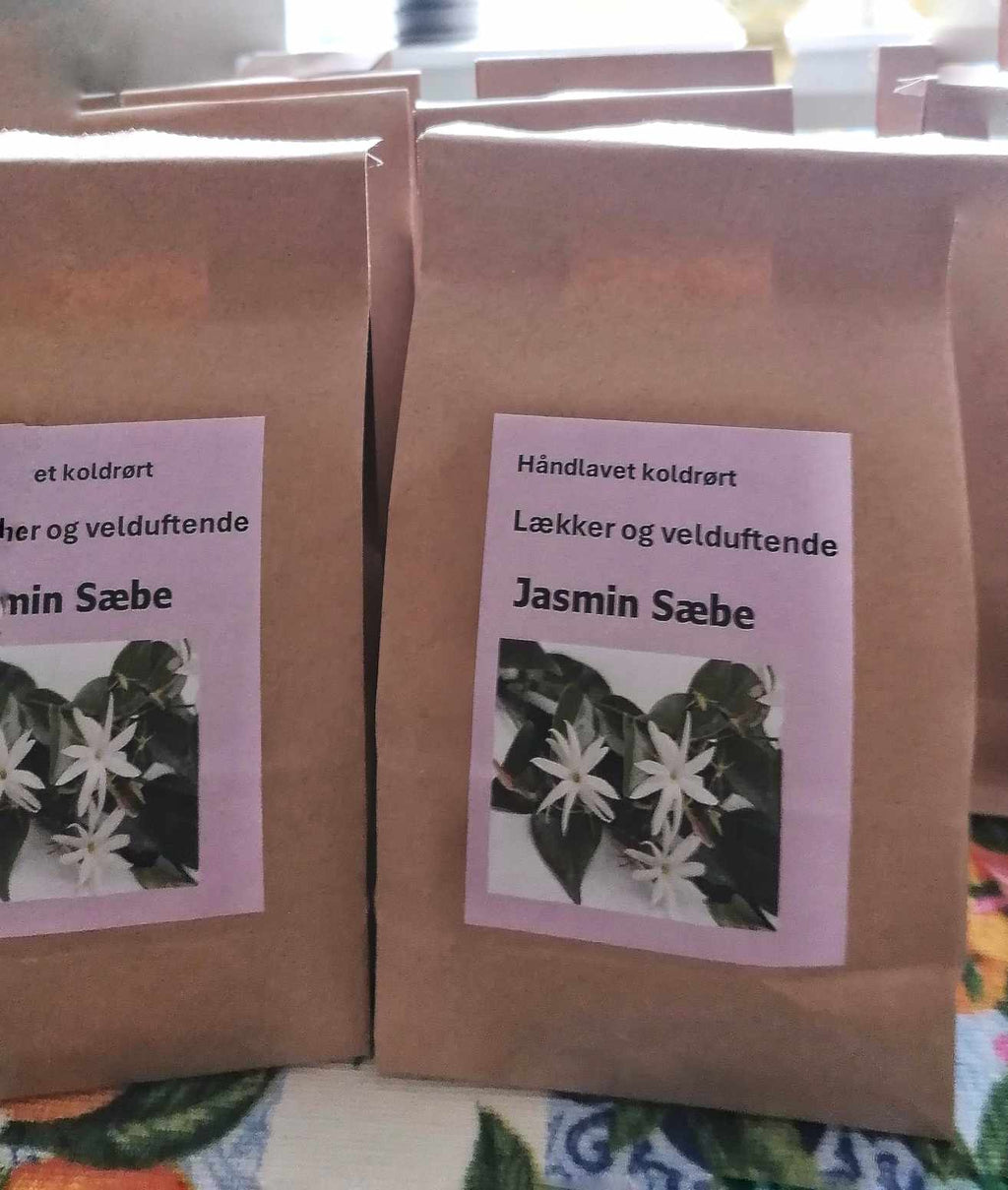 🌸 Håndlavet sæbebar – Jasmin