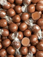 Saltkaramel kugler med mælkechokolade