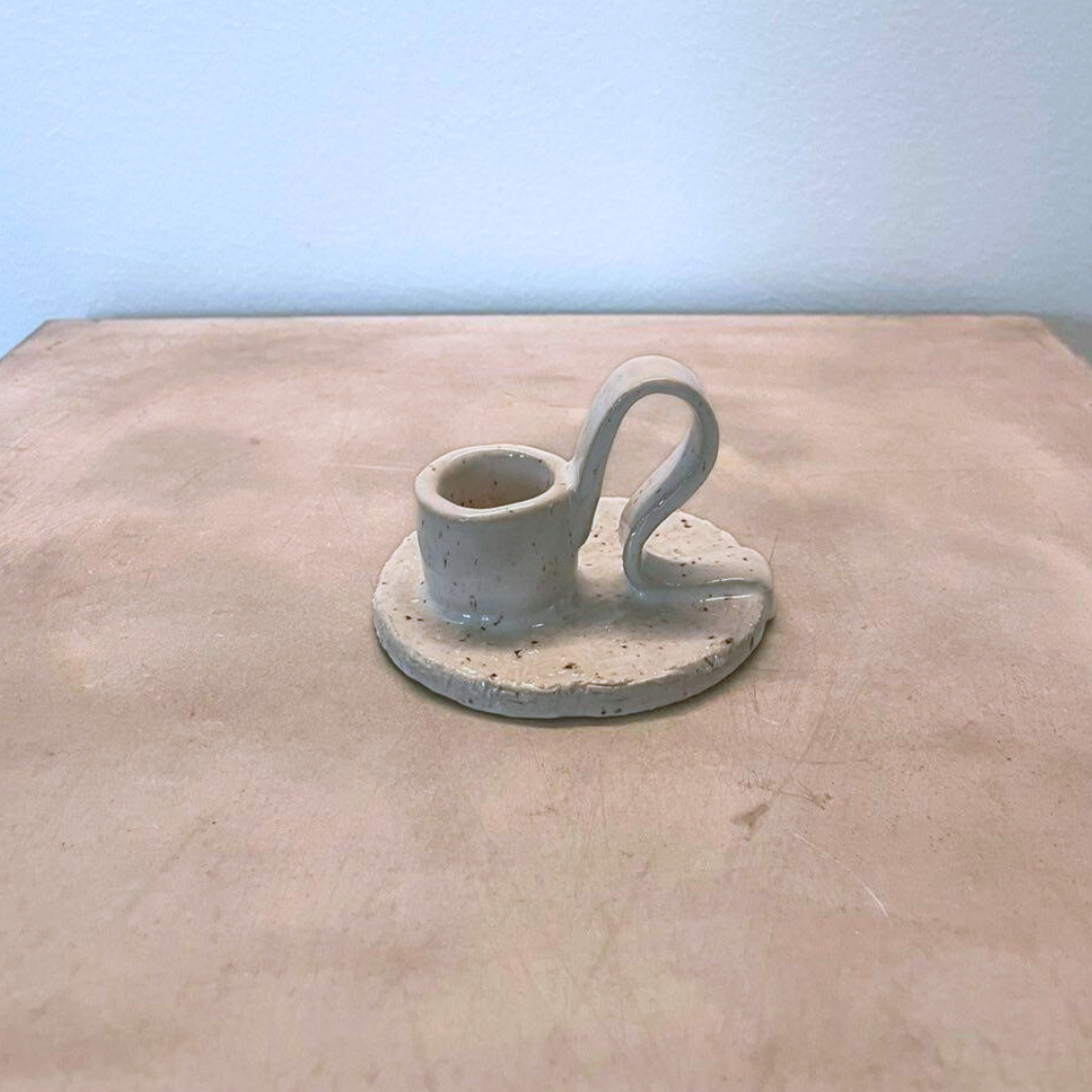 Lysestage med hank – nordisk stil